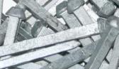 Hardened, galvanized and zinc coated steel nails