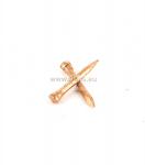 Cone head coppered covered steel nail  Ø 1.5 mm L : 14 mm - Ø 1.5 mm