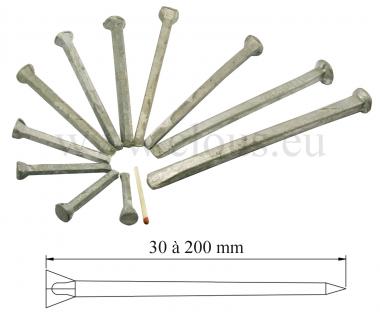 "Carvelle" Steel forged nail - countersunk head (25 nails) 