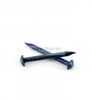 Round head blued steel nail 