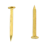 Flat head miniature brass nail (30g) L : 7 mm - Ø 0.7 mm