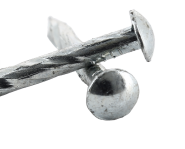 Round head zinc coated steel nail Ø 2.7 mm (1kg) L : 25 mm - Ø 2.7 mm