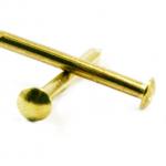 Round head brass nail Ø 2.7 mm L : 60 mm - Ø 2.7 mm