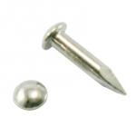 "Lozine" round head nickel coated brass nail (1000 nails) 