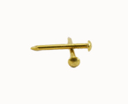 Round head brass nail Ø 1.4 mm L : 20 mm - Ø 1.4 mm
